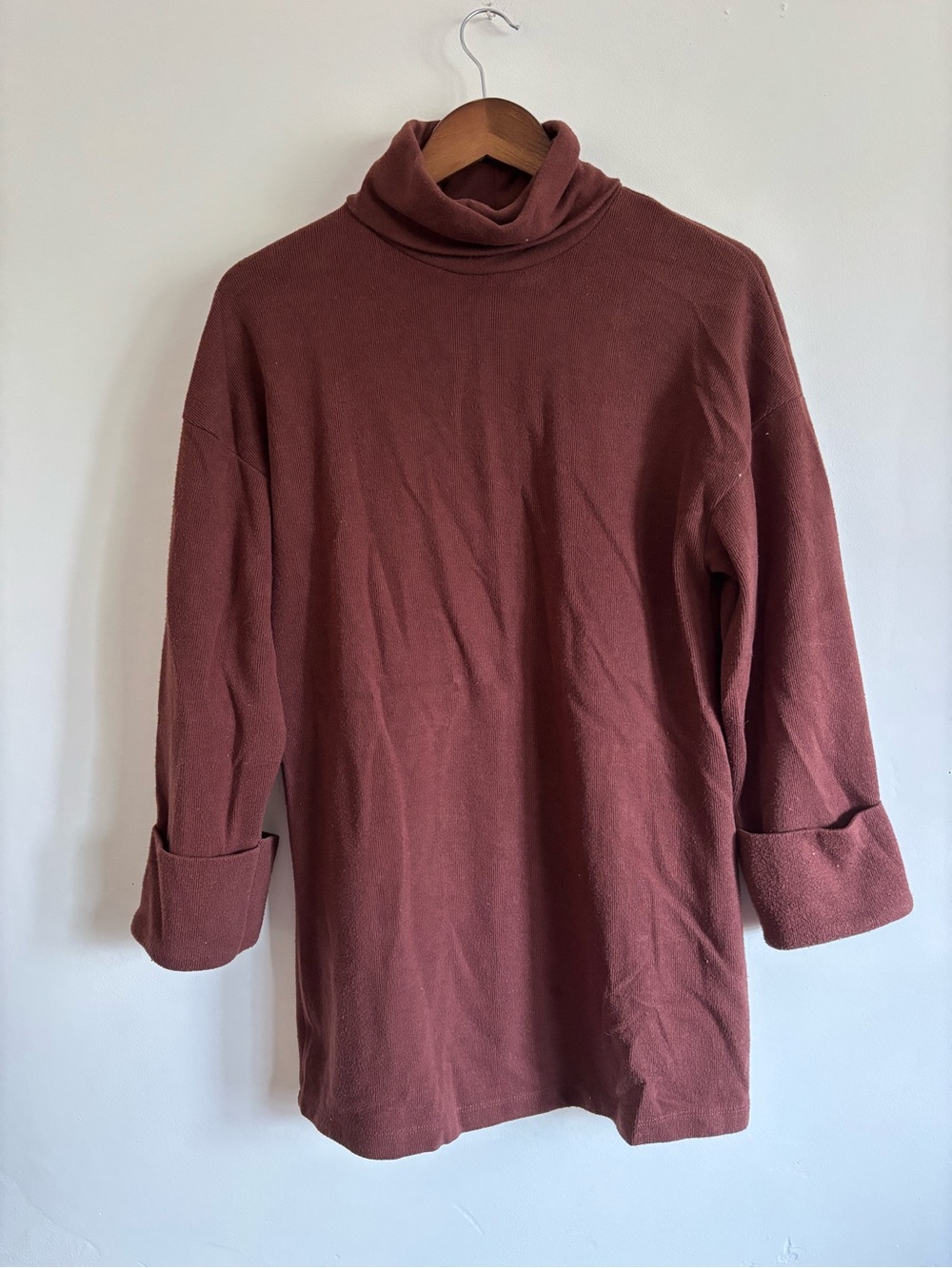 ASOS Women's Rust Cowl Neck Sweater